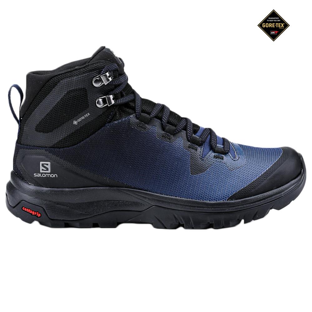 Buty Turystyczne Damskie Salomon VAYA MID GORE-TEX - Czarne - Polska (935-VHJYRB)